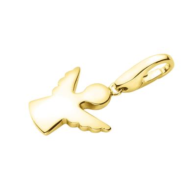 Charm Engel "Engel, vergoldet, Silber 925", gold, GIORGIO MARTELLO MILANO, Charms, Damen, Silber 925 (Sterlingsilber)