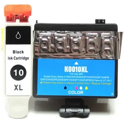 Kompatibel 2er Set Kodak 10XL BK 3949930 + 10XL C 3949922 Druckerpatronen Schwarz + alle Farben von Gigao