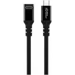 MicroConnect USB C – USB C (1.50 m, USB 3.2 Gen 2x2, 100 W), USB Kabel