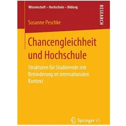 Chancengleichheit und Hochschule, Fachbücher von Susanne Peschke