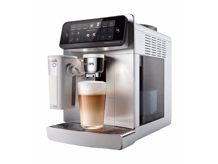 Philips EP6551/30 6000 Serie LatteGo, Weiss/Chrom Kaffeevollautomat – weiss / chrom