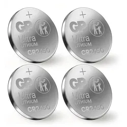 GP Batteries 4x Knopfzelle »CR2450« 600 mAh