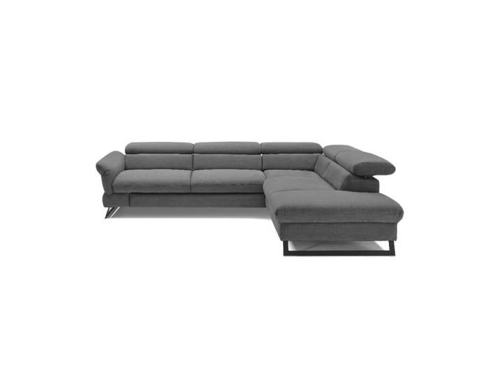 Trendstore Cassandra Ecksofa - Webstoff Campsbay dunkelgrau , Ko