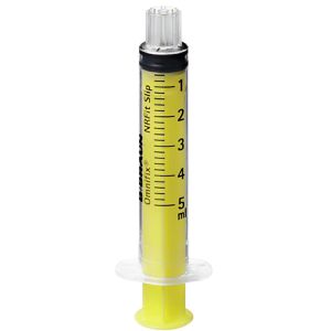 B.Braun Spritzen Omnifix NRFit Slip, steril, 5ml, 3-teilig, NRFit-Slip-Ansatz, Einweg, 100 Stück