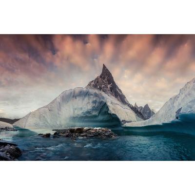 Fototapete PAPERMOON "Photo-Art QIYE, PAKISTAN K2", bunt, B:4m L:2,6m, Vlies, Tapeten