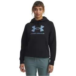 UNDER ARMOUR Rival Shimmer Hoodie Damen 007 - black/iridescent S