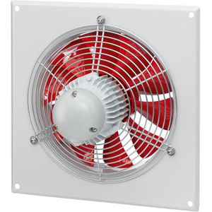 Helios-Ventilatoren Axiallüfter HQW 315/4, 44 x 44 cm, Ø 315mm, Drehzahl regelbar, reversierbar, 70 dBA, Luftmenge 2080 m³/h