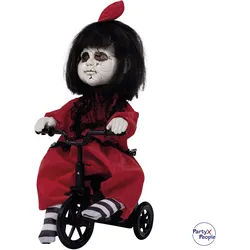 PartyxPeople - Horror Puppe auf Fahrrad mit Bewegung und Sound
