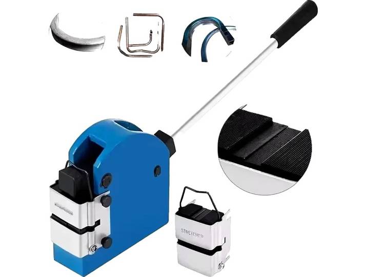 Machine manuelle de formage de métal\, pliage à petit rayon de 3 pouces\, construction en fonte durable\, facile à utiliser