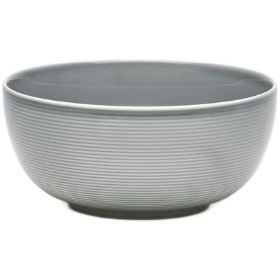 Schale VAN WELL "Jive, 16 cm, 6 Stück", grau, H:7,5cm Ø:16cm, Porzellan, Schüsseln, Schale, spülmaschinengeeignet