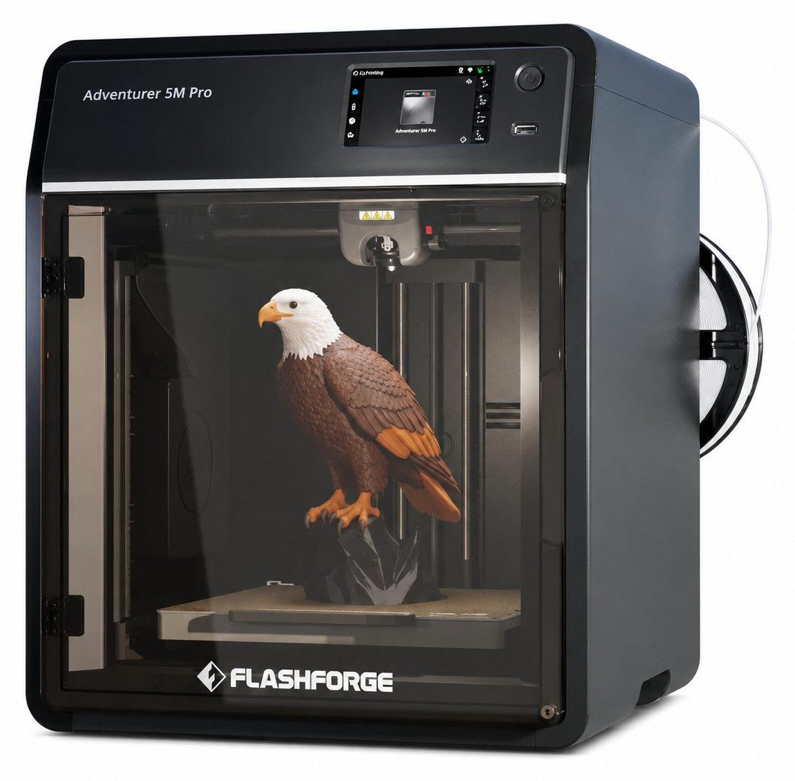 Draixcor AD5M Pro 3D-Drucker geschlossen, 600 mm/s, Auto-Leveling, Kamera, HEPA-Filter, WLAN, 220×220×220 mm, PEI-Flexplatte, Direktantrieb, FDM