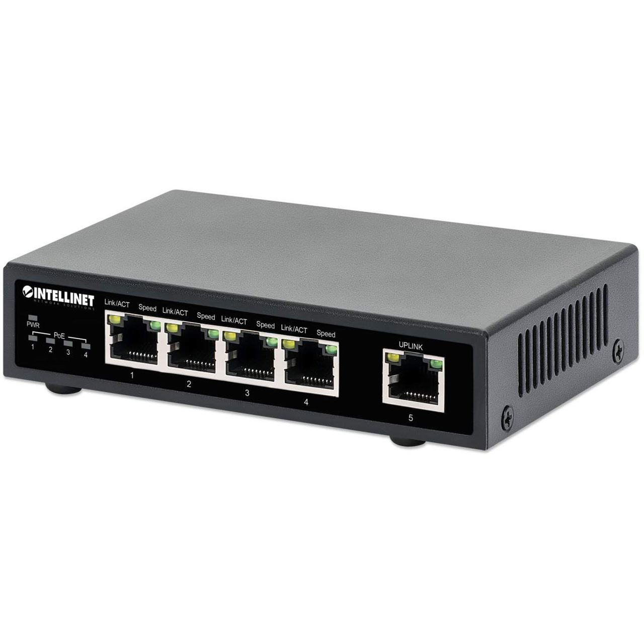 Intellinet 5-Port Gigabit PoE+ Switch 62W
