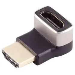 shiverpeaks HDMI-A Adapter 90° Winkel oben 8K Metall