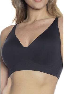 Plus Size Women's Gel Bra With Adjustable Straps by Rhonda Shear in Black (Size 3X)