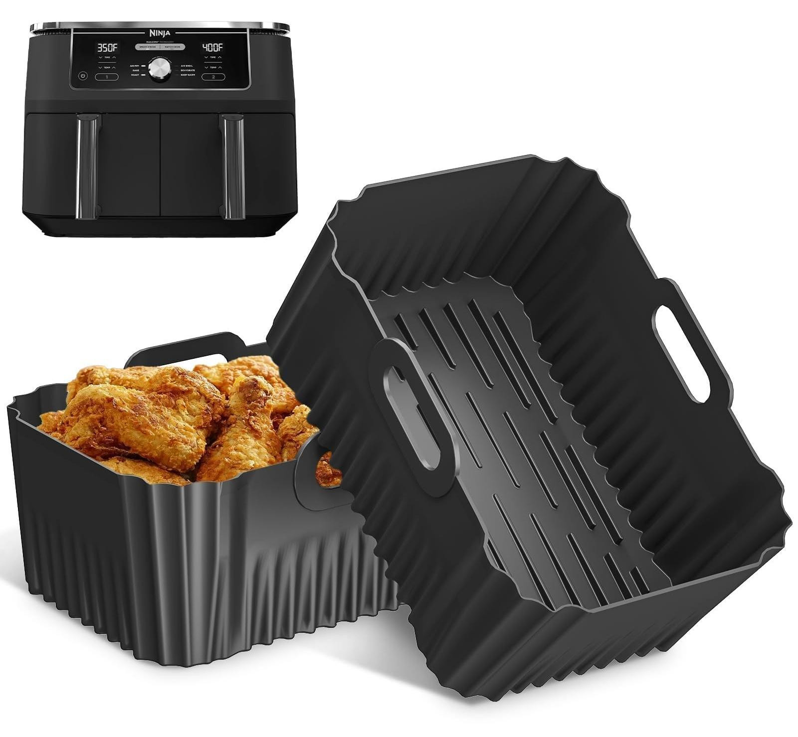 Herbruikbare silicone airfryer liners voor Ninja Foodi 10 QT