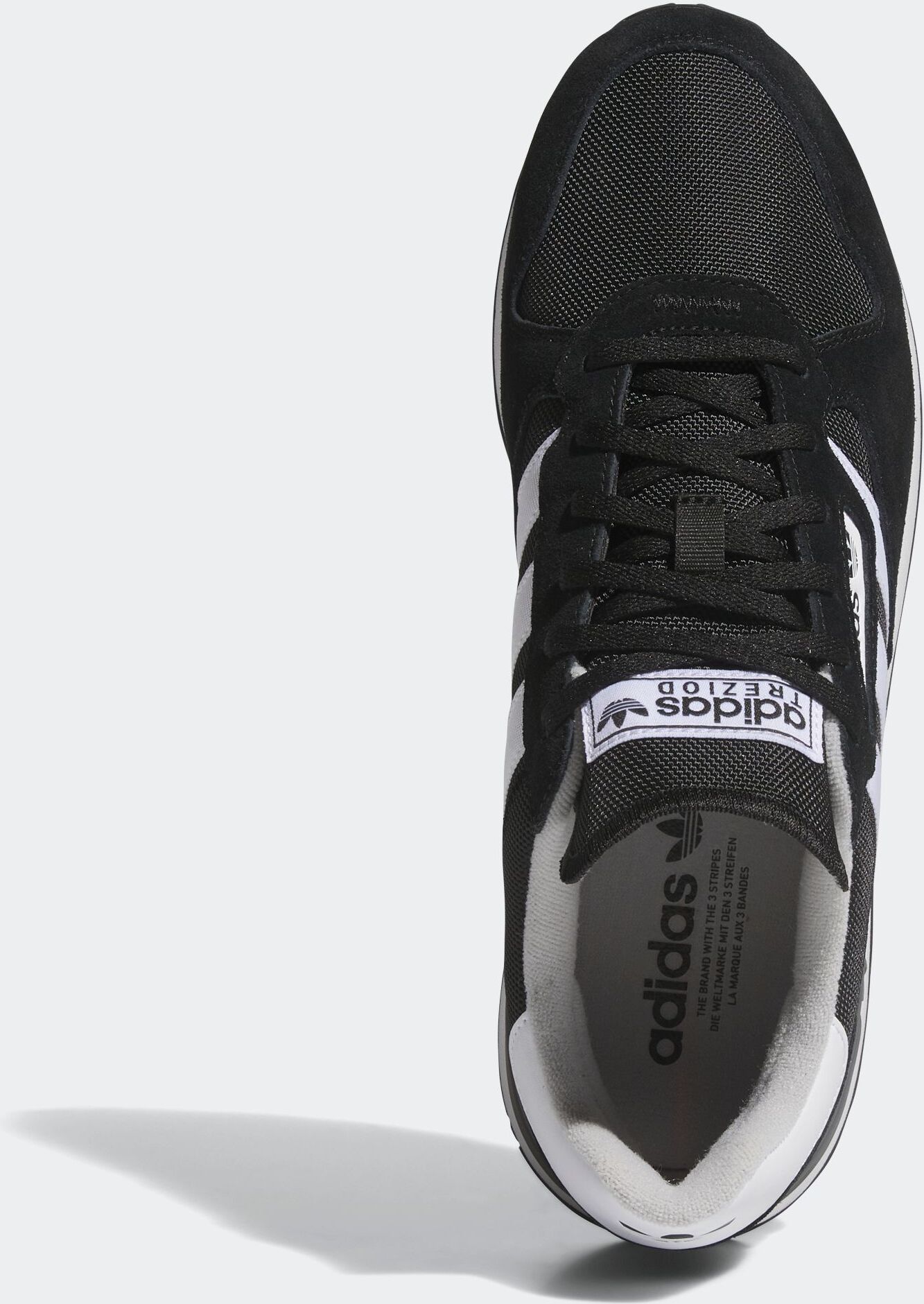 Sneaker ADIDAS ORIGINALS "TREZIOD 2.0", Herren, Gr. 40, schwarz (core schwarz, ftwr weiß, grau one), Leder, Textil, Schuhe Sneaker core schwarz, ftwr weiß, grau one 40