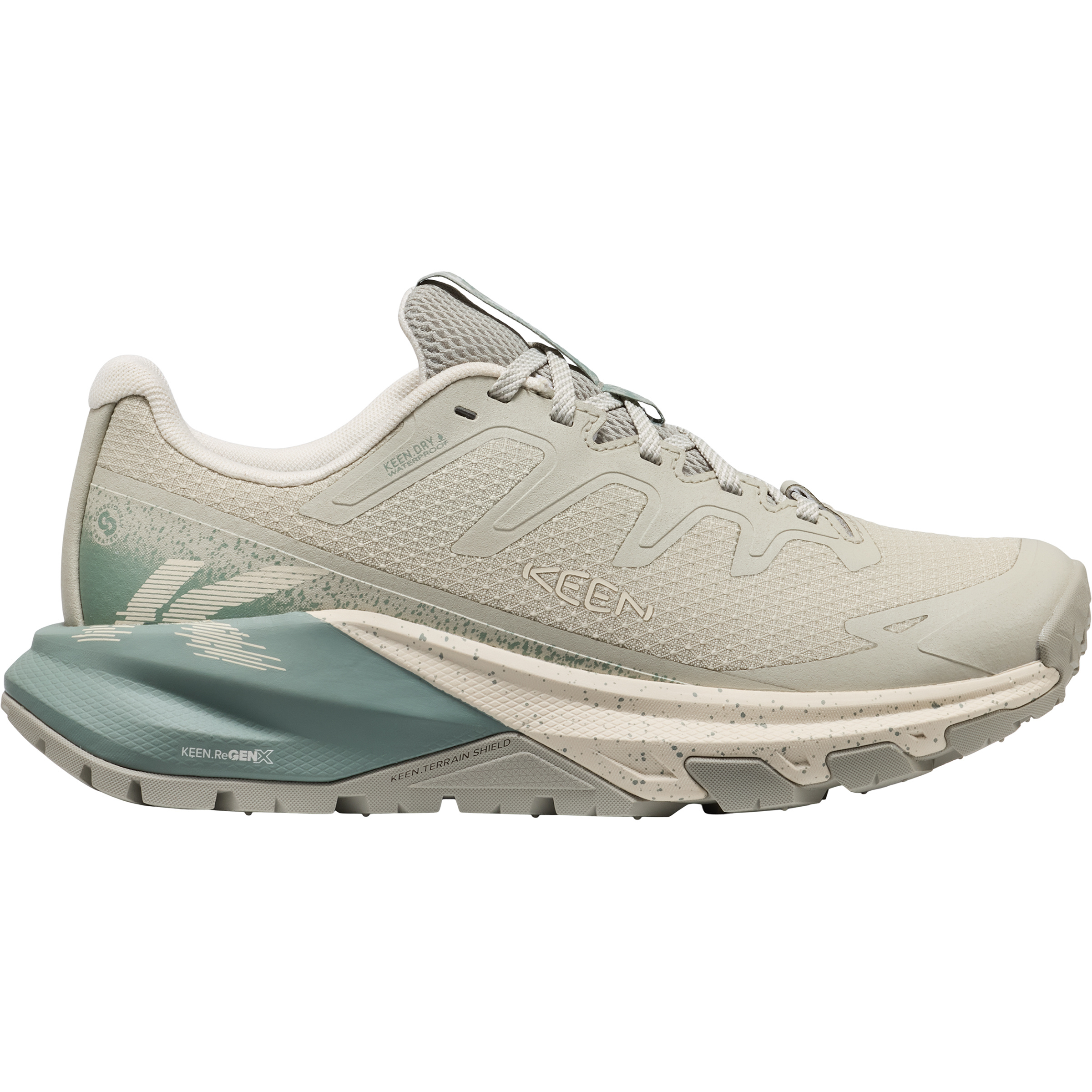 Keen Targhee Apex WP Damen Zustiegsschuhe beige Größe 39.5 Trekking Geruchsneutralisierend