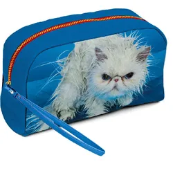Toiletpaper Kosmetiktasche Angry Cat 23 x 13 cm
