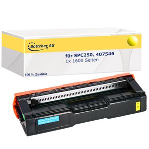 kompatibel für Ricoh Type SPC250 407546 1600 Seiten gelb