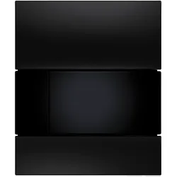 TECEsquare Urinal Betätigungsplatte 9242809 Glas schwarz, Tasten schwarz, mit Kartusche