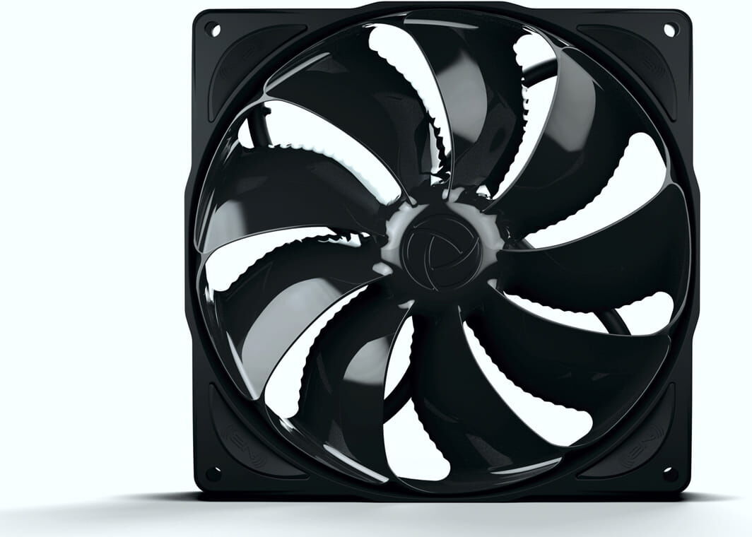Noiseblocker NB-eLoop Fan 12V DC B12-PS Black Edition - 120mm PW...