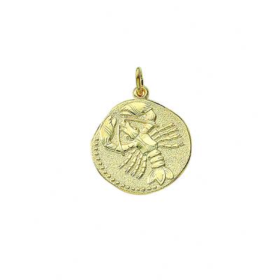 Sternzeichenanhänger ADELIA´S "Sternzeichen Anhänger Krebs 333 Gold ( 8K )", gold, Schmuckanhänger, Damen, Krebs, Gold, Goldanhänger Krebs