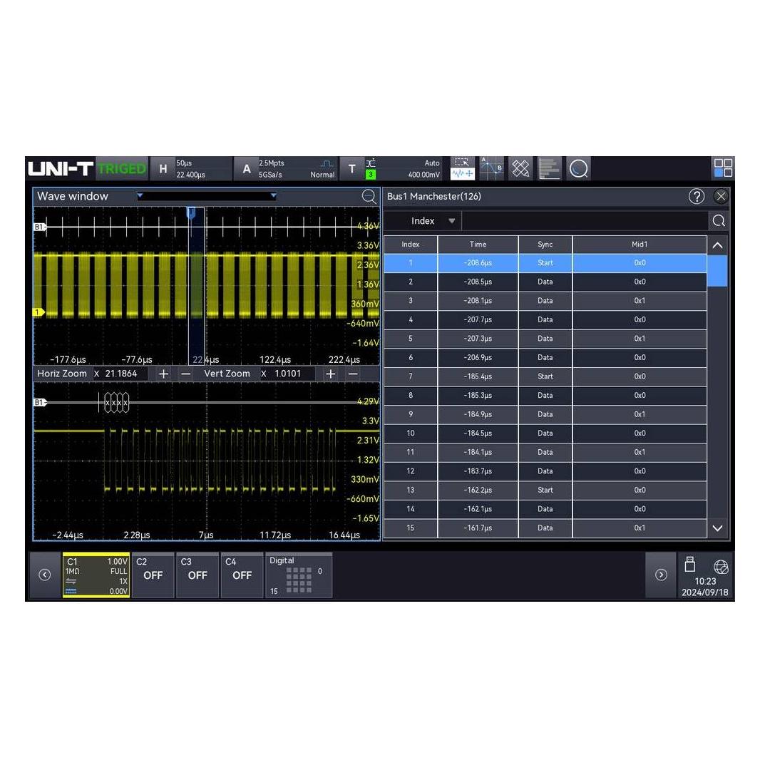 Uni-T MSO3000HD-MANCH Mess-Software Upgrade (191502400012)