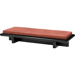 Taka Velvet Bank 194 cm, orange, Tulpenholz