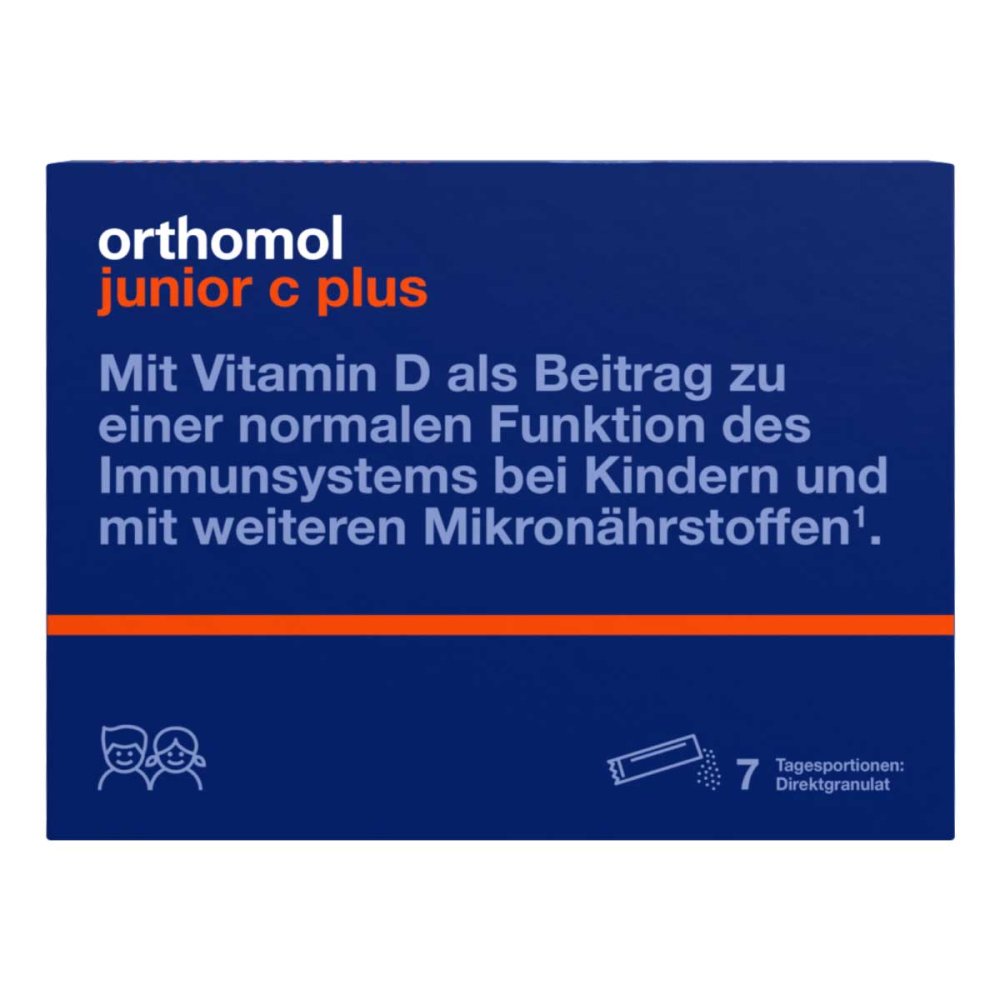 Orthomol pharmazeutische Orthomol junior C plus Direktgranulat Himbeer-Limette 10013222