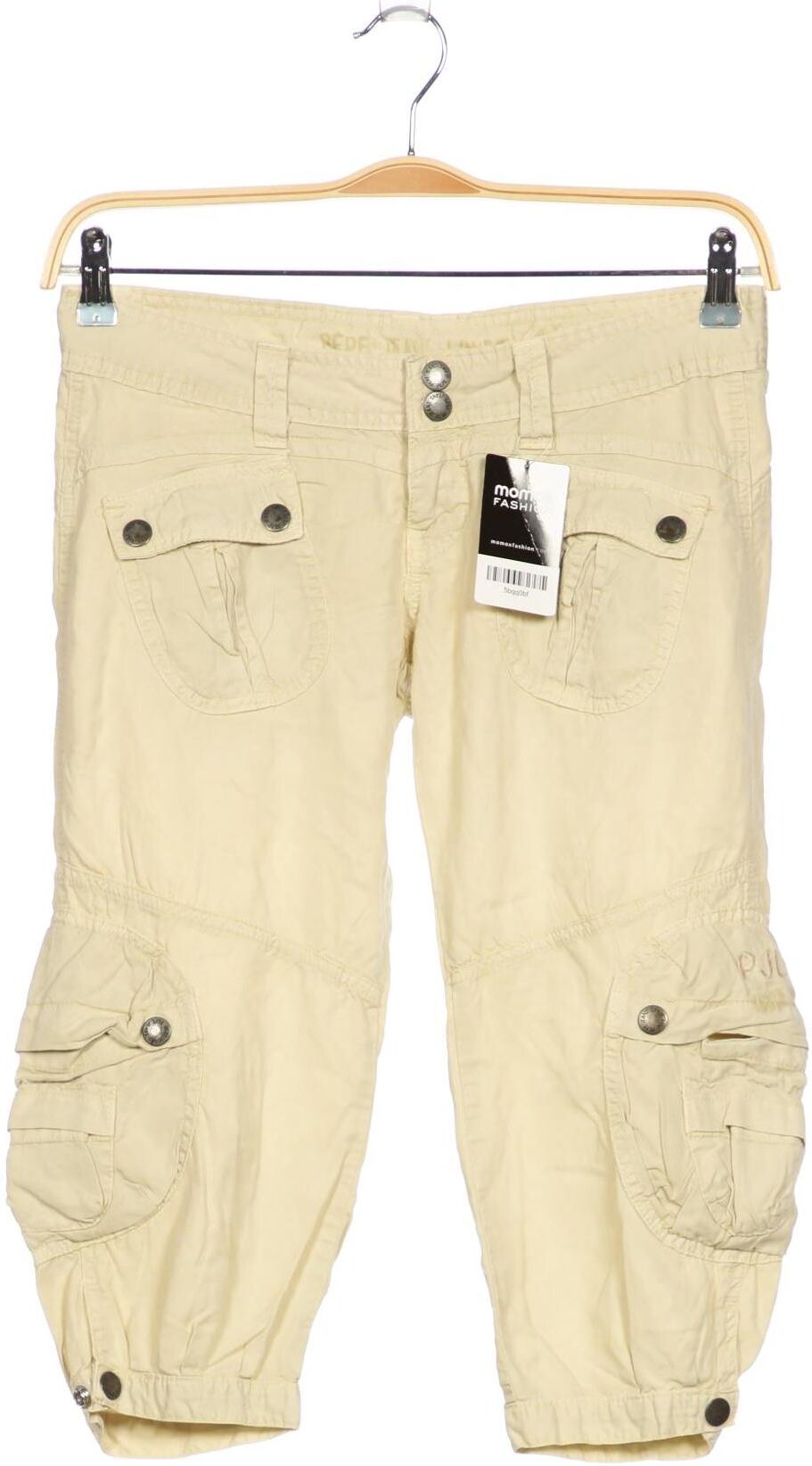 Pepe Jeans Damen Stoffhose, Cremeweiß, Gr. W28, Lyocell - Second Hand
