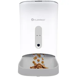 Flamingo Alimentatore Automatico per Animali Domestici con Fotocamera (450 cl), Futternapf