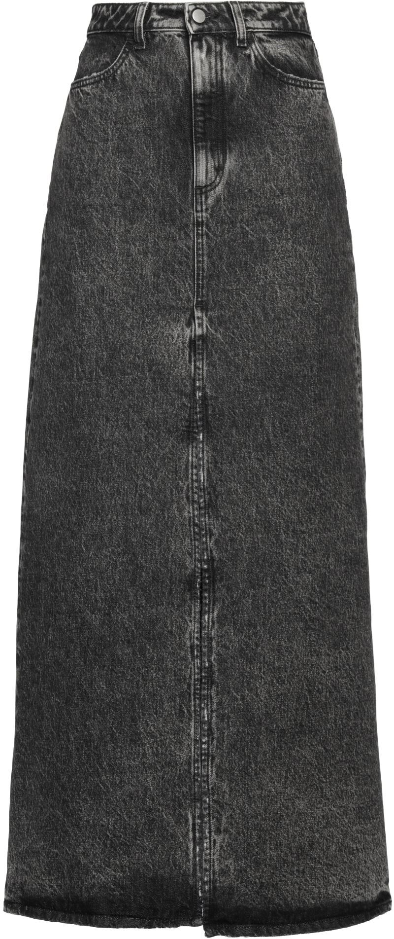Icon Denim Falda vaquera Mujer Negro 23 Mujer