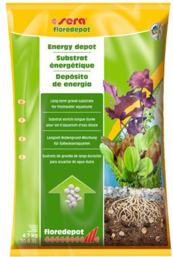 SERA SOTTOFONDO GHIAIA FERTILIZZANTE NUTRIENTI PER CRESCITA PIANTE IN ACQUARIO 4,7 KG