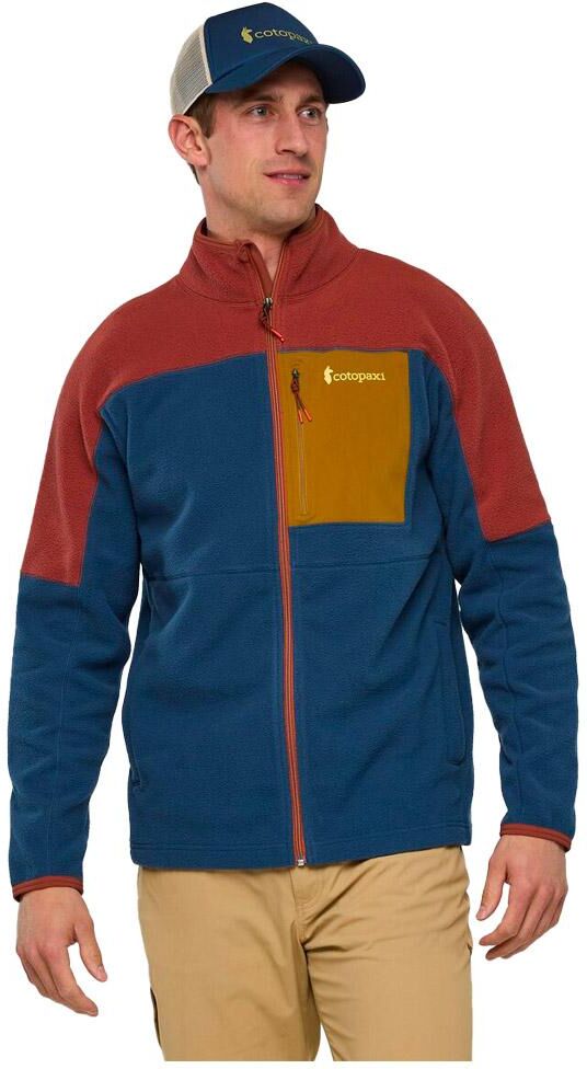 Cotopaxi  - Abrazo Fleece Half Zip Jacket M Nutmeg and Deep Sea - S - Polaire