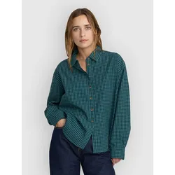 RVCA Sorrento Oversized Hemd stormy blue Gr. M