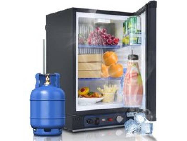 Réfrigérateur à gaz 40 L-12 V/220 V-SMETA-Porte réversible - Silencieux - Convient pour le camping les voyages les camping-cars