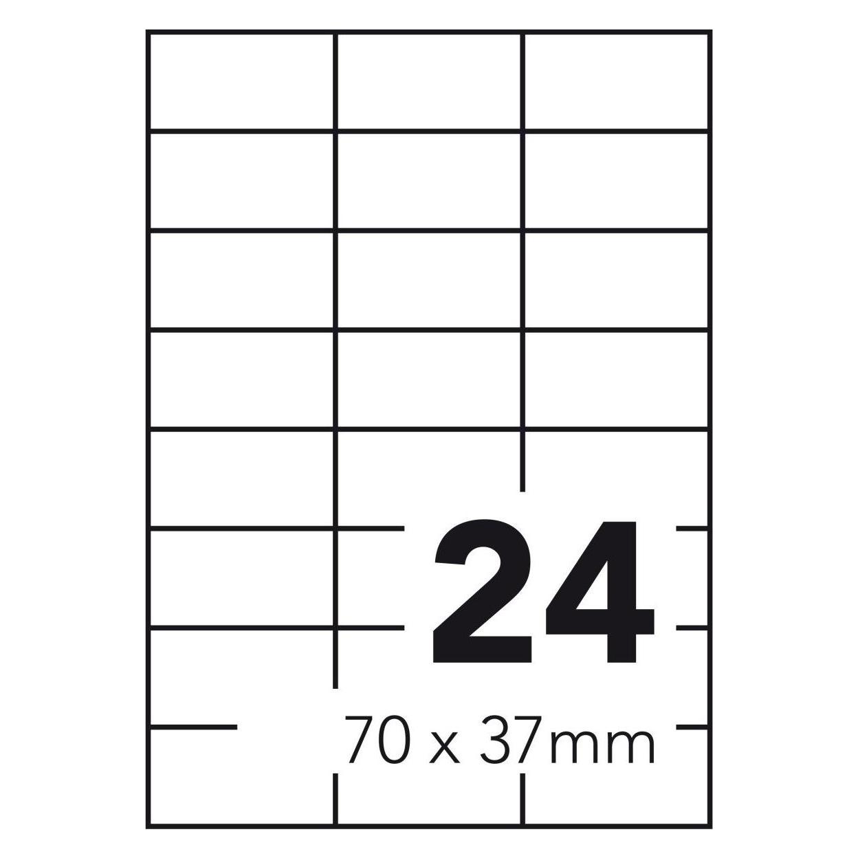 MediaRange Universal-Etiketten, stark haftend 1.200 Etiketten (MRINK149)