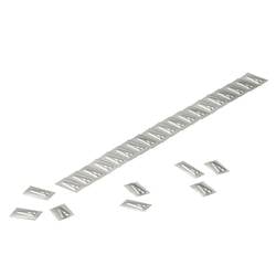Weidmüller WSM 10 NEUTRAL Bedruckte Edelstahlmarkierer Aufdruck Ohne Aufdruck 1712502000