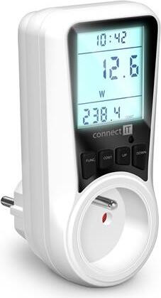 Connect IT CES-2020-WH Elektrische stekkerdoos met LED wit
