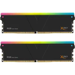 V-Color Manta XSky RGB Filler Kit für DDR5, kein DRAM, ARGB - Dual-Kit, schwarz, RAM, Schwarz