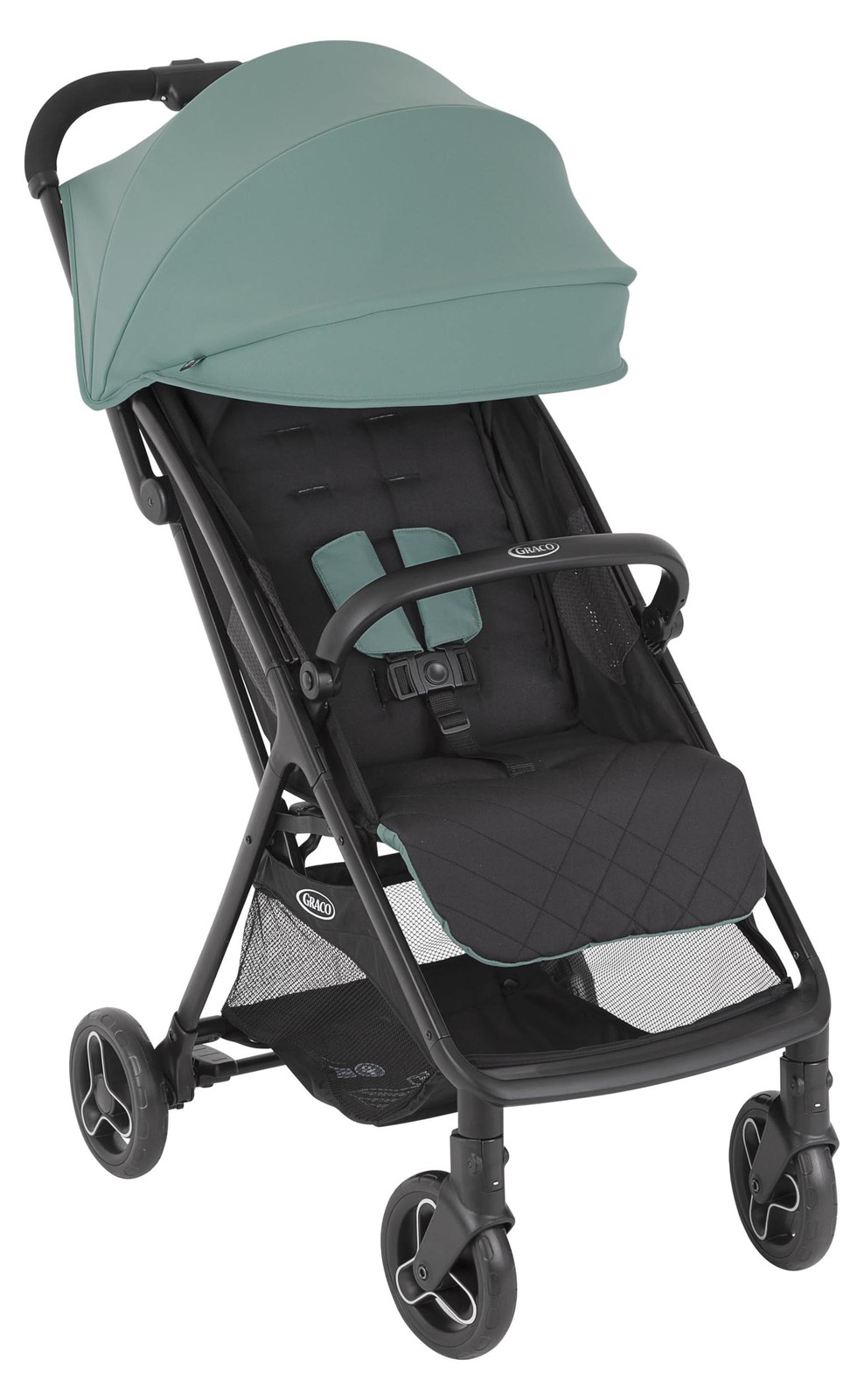 Graco Myavo kinderwagen, lichtgewicht en snel opvouwbaar, mintgroen