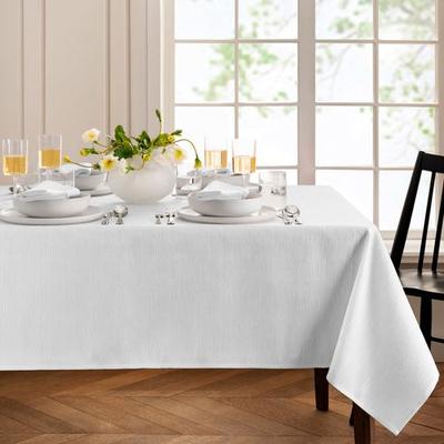 Threadmade Home Llc Branam Rectangle Tablecloth, 60 x 102, White