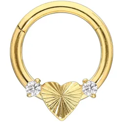 Titan Segmentring Clicker HERZ + 2 KRISTALLE