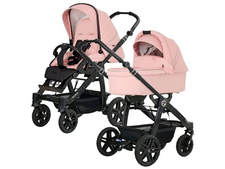 Hartan Kombikinderwagen Racer GTS Set inkl. Babywanne trend peach blossom 1223273627