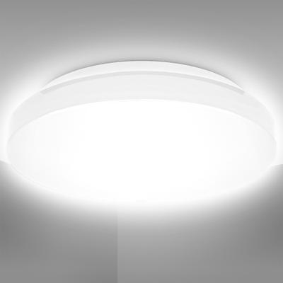 B.K.LICHT LED Deckenleuchte "BK_DB1295 LED Bad-Deckenleuchte, IP44, 10W, 4.000K neutralweißes Licht", weiß, 1, Ø 22cm H: 5,8cm, 1 Stk., Leuchten, Spritzwasserschutz, Badlampe, 900Lm, Ø22cm, LED Deckenleuchte