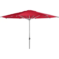 Doppler Sonnenschirm / Großschirm "Alu Expert Teleskop 400", inkl. Schutzhülle,rot,Ø 400 cm