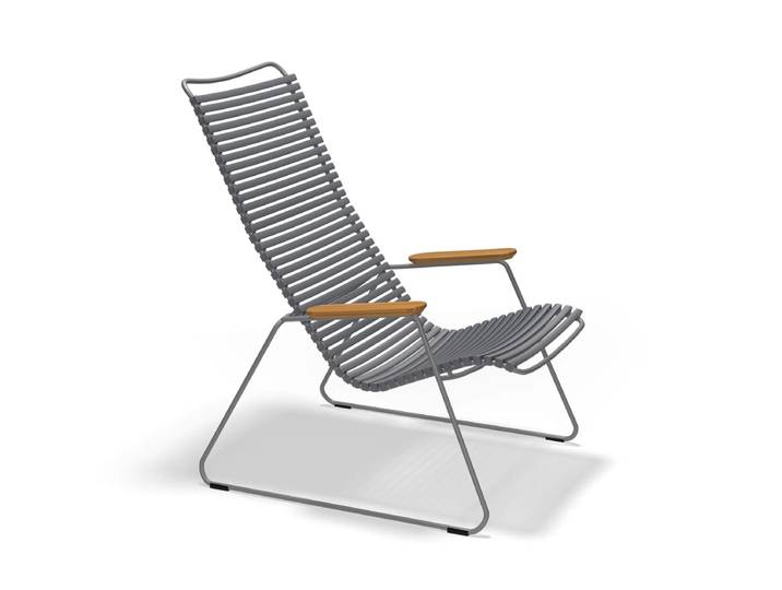 HOUE - CLICK Outdoor Lounge Chair, dunkelgrau