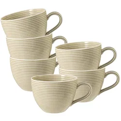 Seltmann, Tasse, Beat Color Glaze Kaffeetassen (260 ml, 6x)