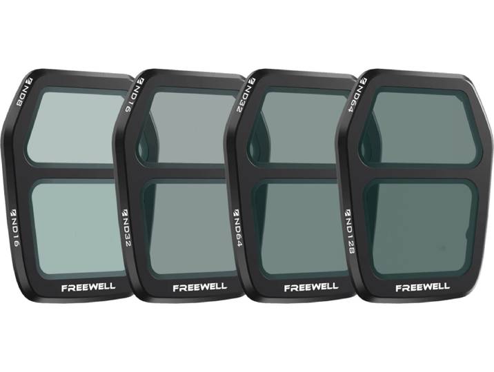 Freewell DJI Air 3S Filters Split ND 4 Pack