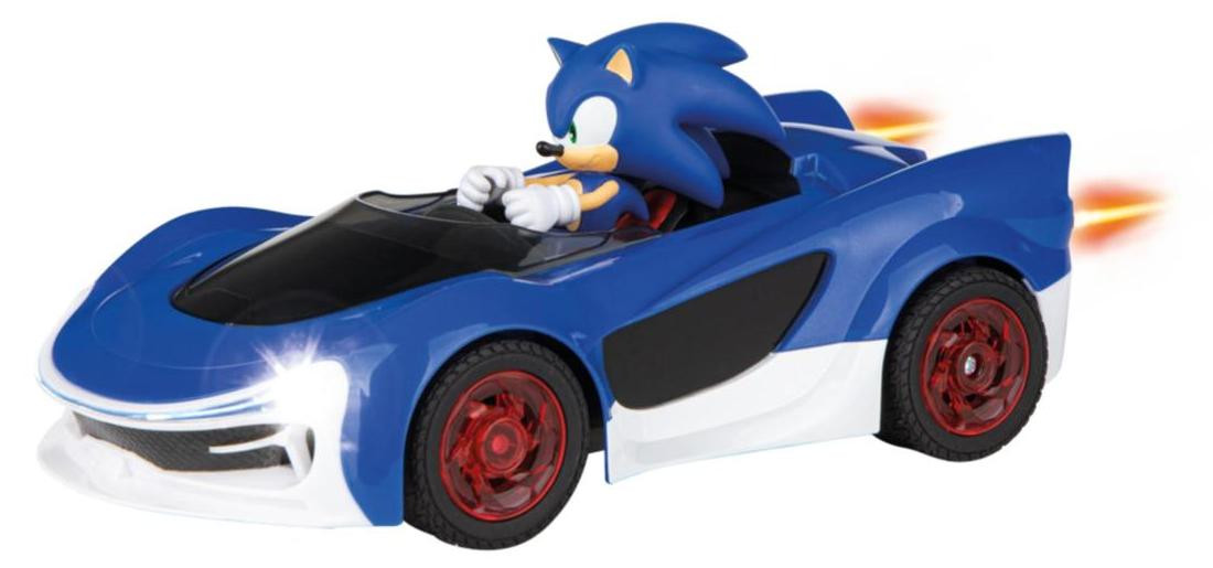 Carrera Sonic Racing Crossworlds RC-kart met LED-verlichting 2,4 GHz